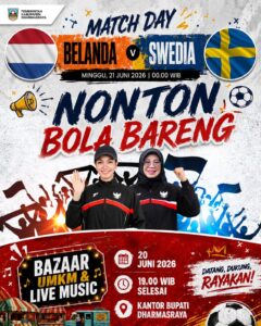Pemkab Dharmasraya Gelar Nobar Pesta Bola Dunia